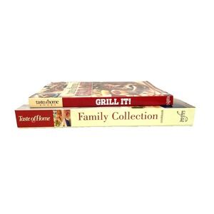 Taste of Home Cookbooks 2 Family Collection Cookbook & Grill It!